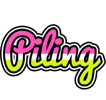 Piling candies logo