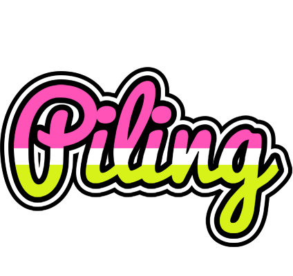 Piling candies logo