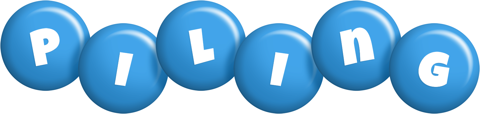 Piling candy-blue logo