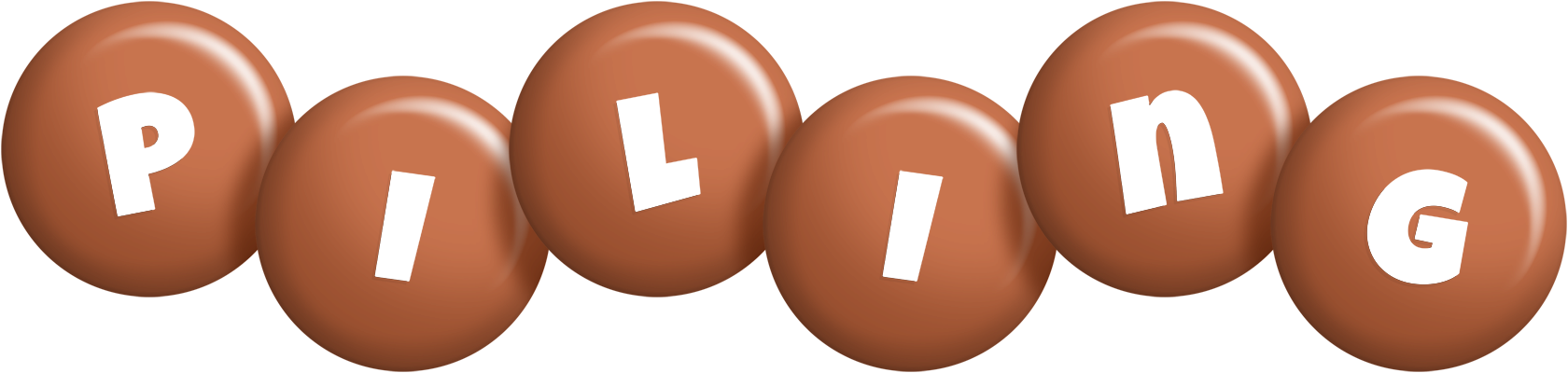Piling candy-brown logo