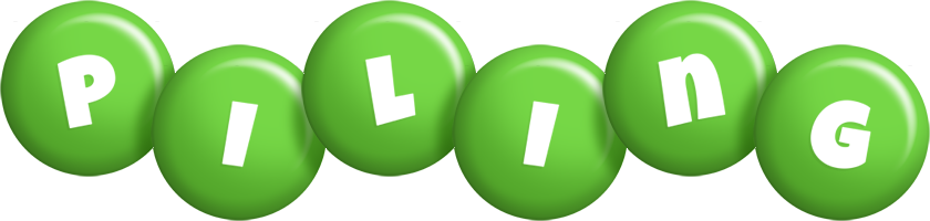 Piling candy-green logo