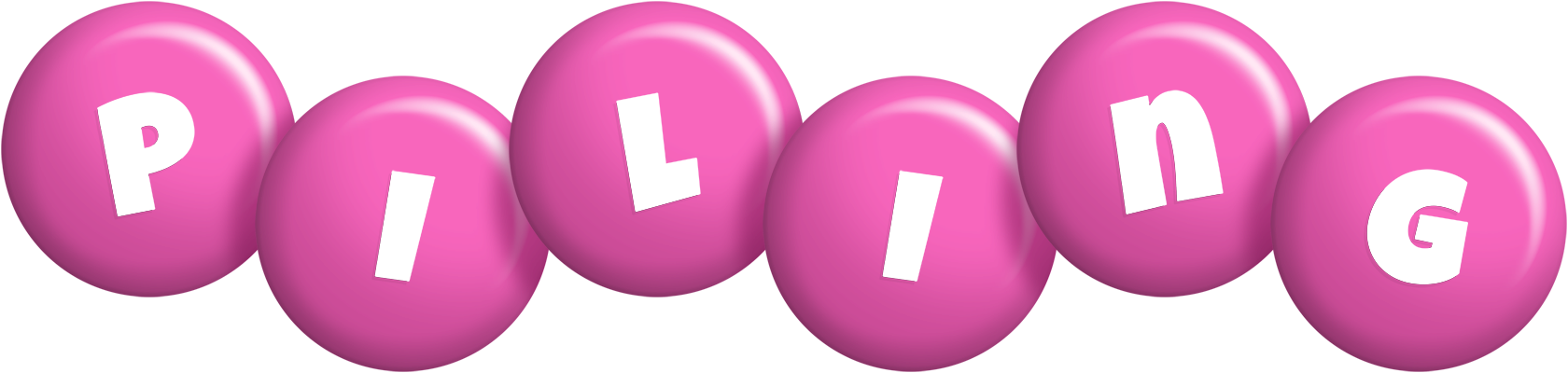 Piling candy-pink logo