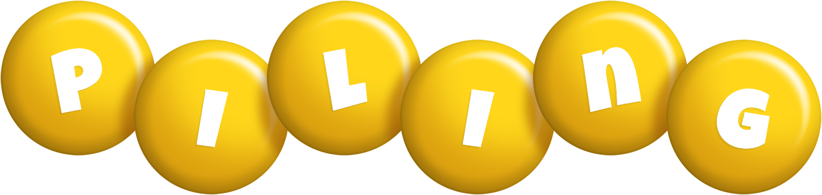 Piling candy-yellow logo