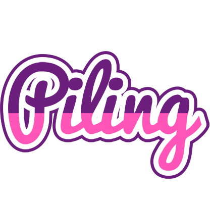 Piling cheerful logo