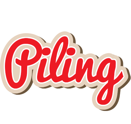 Piling chocolate logo