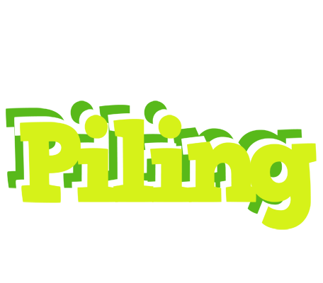 Piling citrus logo