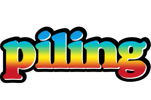 Piling color logo