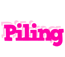 Piling dancing logo