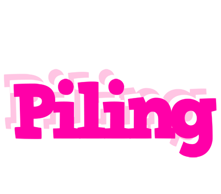 Piling dancing logo