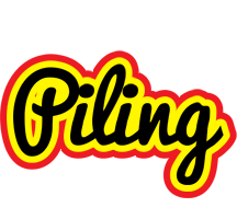 Piling flaming logo