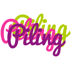 Piling flowers logo