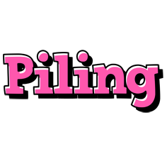 Piling girlish logo