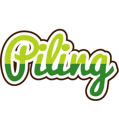 Piling golfing logo