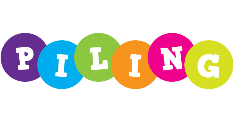 Piling happy logo