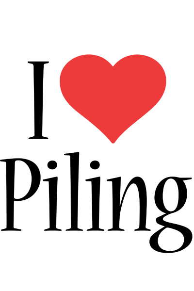Piling i-love logo