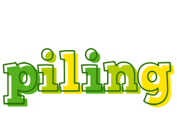 Piling juice logo