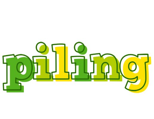 Piling juice logo