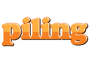 Piling orange logo