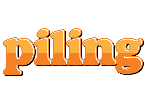 Piling orange logo