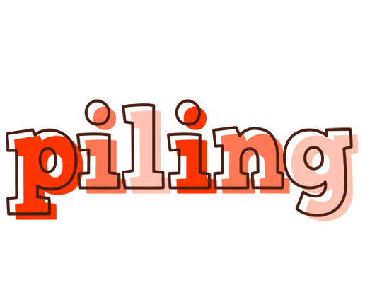 Piling paint logo