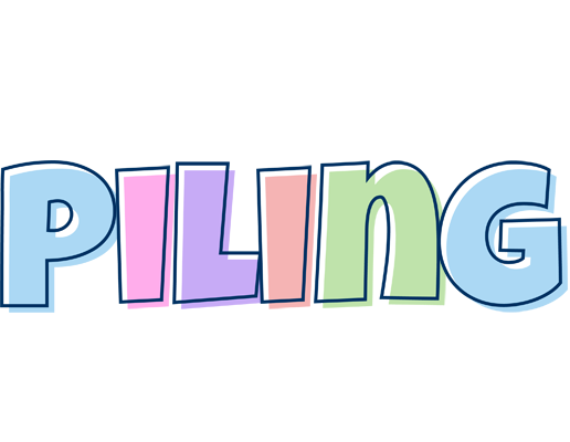 Piling pastel logo