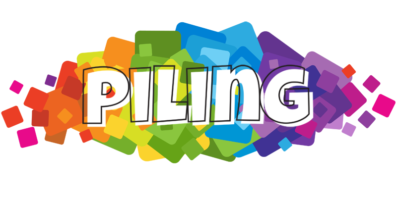 Piling pixels logo