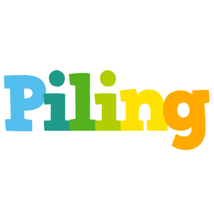 Piling rainbows logo