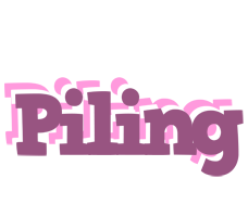 Piling relaxing logo