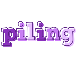 Piling sensual logo