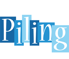 Piling winter logo