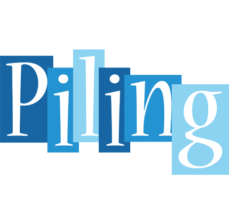 Piling winter logo