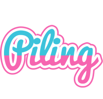 Piling woman logo