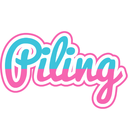Piling woman logo