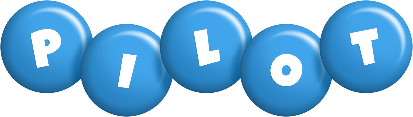 Pilot candy-blue logo