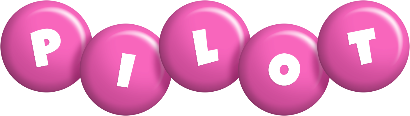 Pilot candy-pink logo