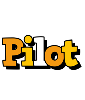 Pilot cartoon logo