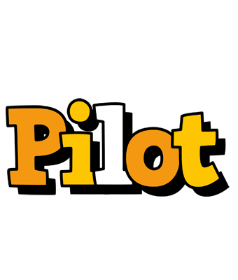 Pilot cartoon logo