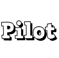 Pilot snowing logo