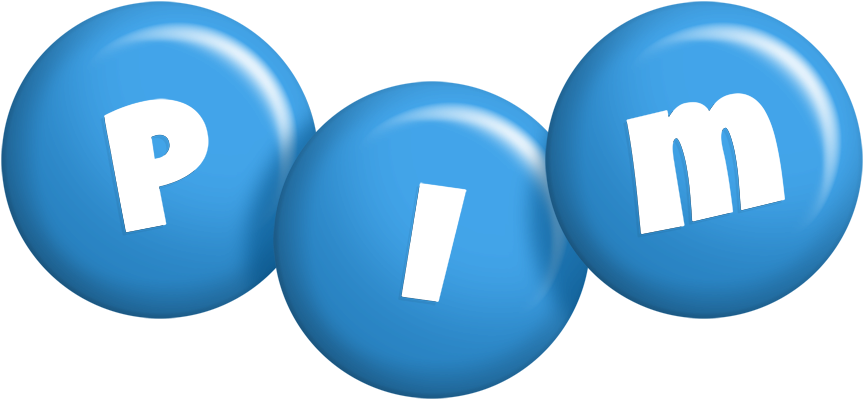 Pim candy-blue logo