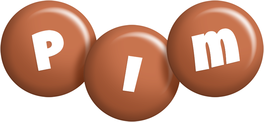 Pim candy-brown logo