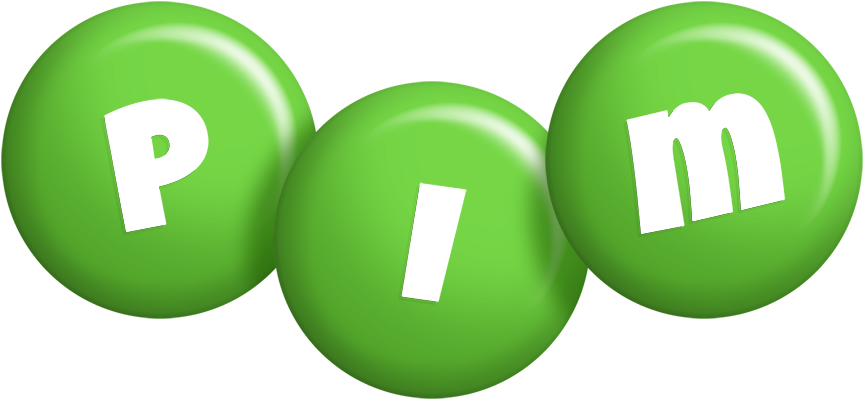 Pim candy-green logo