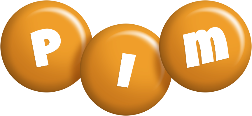 Pim candy-orange logo