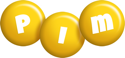 Pim candy-yellow logo