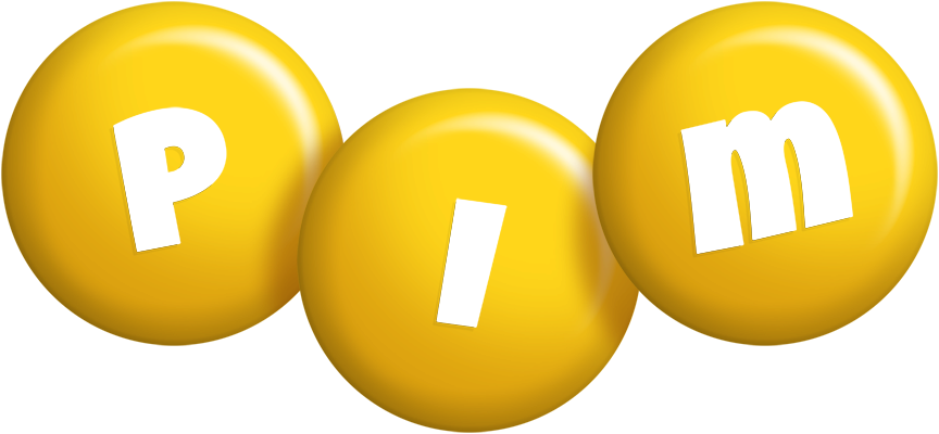Pim candy-yellow logo