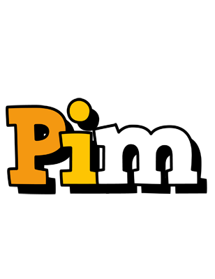 Pim cartoon logo