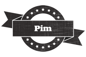 Pim grunge logo