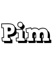 Pim snowing logo
