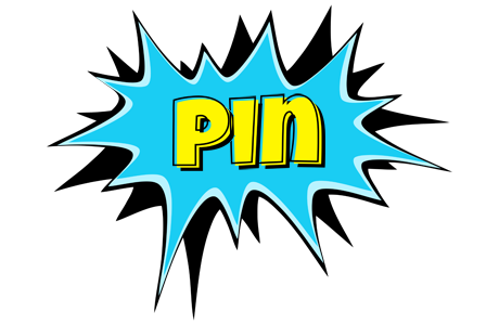 Pin amazing logo