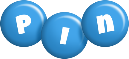 Pin candy-blue logo