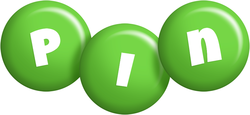 Pin candy-green logo